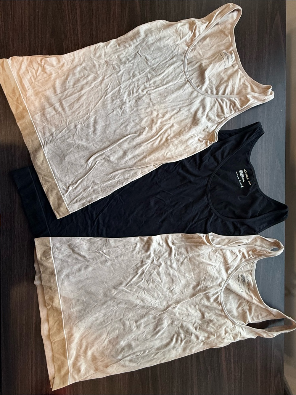 Jockey Beige Scoop Neck Cami Tank